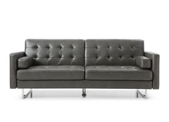 Whiteline Giovanni Sofa Bed Faux Leather - Go Living Room